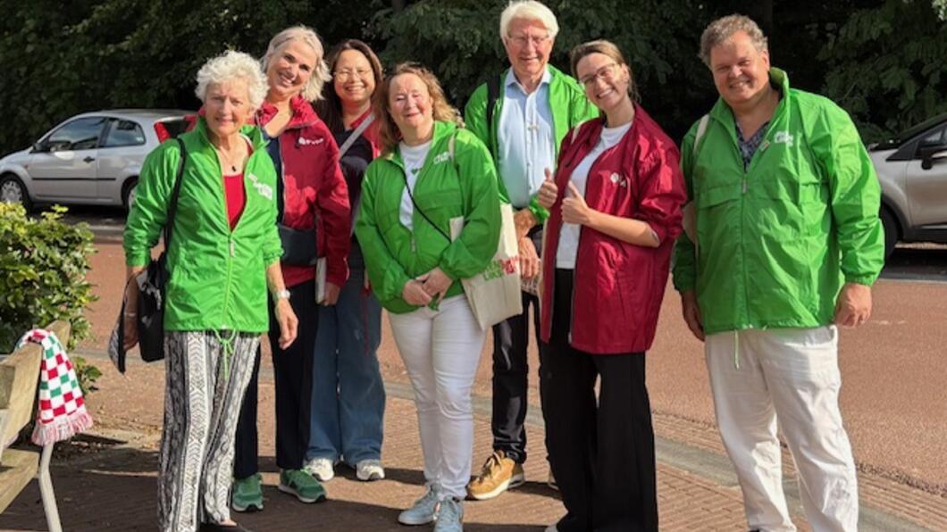 groen-rode jasjes