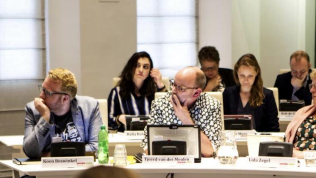 De fractie van GroenLinks. Helaas is Lida (rechts) niet goed zichtbaar op de foto RAAD.jpg