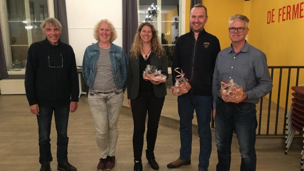 Henk, Maaike, Saskia, Ceesjan en Arjan Bestuur GroenLinks Deventer-Salland