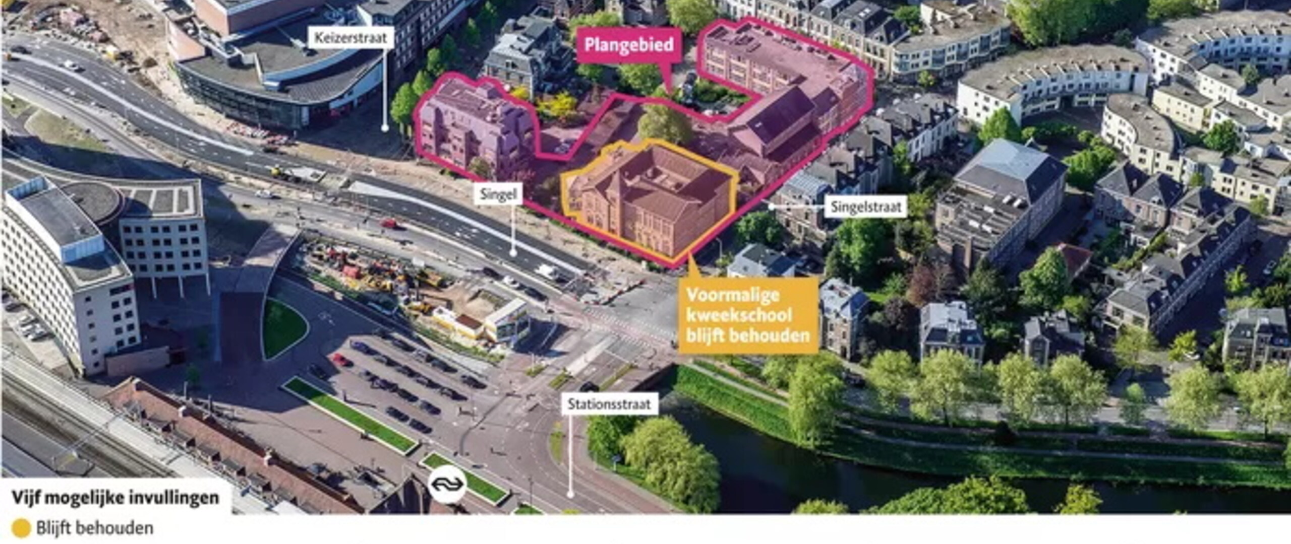 De bouwscenario's voor het Topicuskwartier.